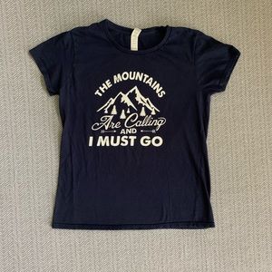 “The Mountains Are Calling and I Must Go” Tee